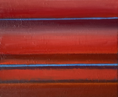 Abendstimmung 2, 38x46cm, 2023